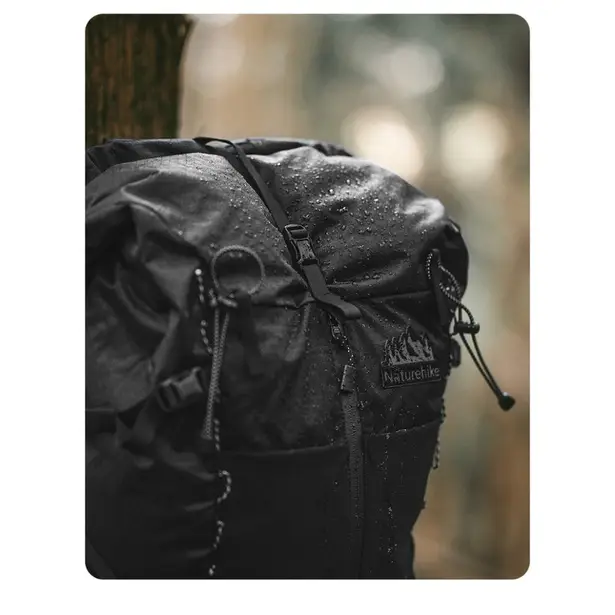 3 - Рюкзак туристичний Naturehike CNK2300016, 30+5л. Чорний