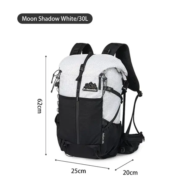 6 - Рюкзак туристичний Naturehike CNK2300016, 30+5л. Чорний