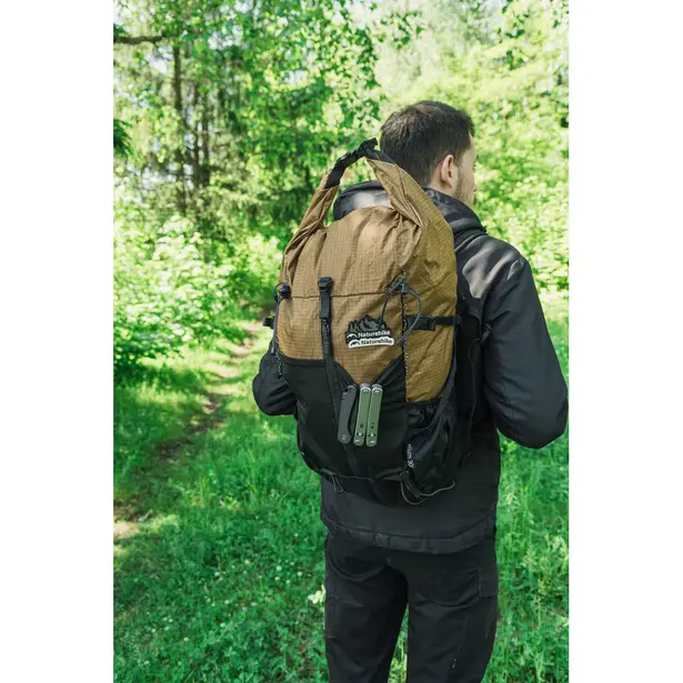 14 - Рюкзак туристичний Naturehike CNK2300016, 30+5л. Коричневий