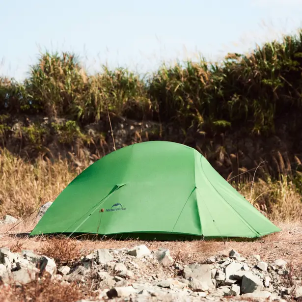 11 - Намет надлегкий одномісний Naturehike Cloud Up Base 1 CNK2450WS032, зелений