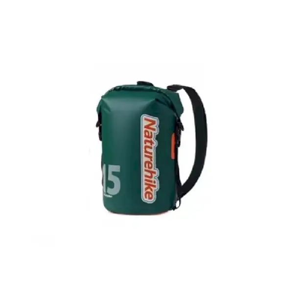 1 - Водонепроникний чохол Naturehike CNK2300BS017, 15л темно-зелений