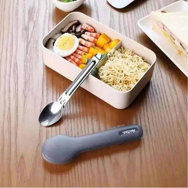 7 - Набор столовых приборов NexTool Portable Stainless Steel Tableware из нержавеющей стали
