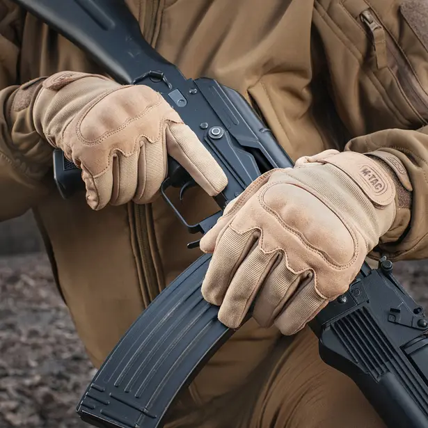 8 - Тактичні рукавички M-Tac Assault Tactical Mk.5. Хакі