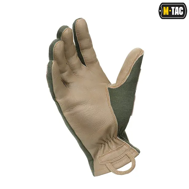 3 - Тактичні рукавички M-Tac Skeleton Nomex. Олива/Койот