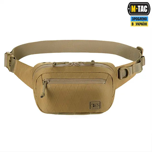 9 - Сумка на пояс M-Tac City Waist Bag X-Pac Elite. Койот