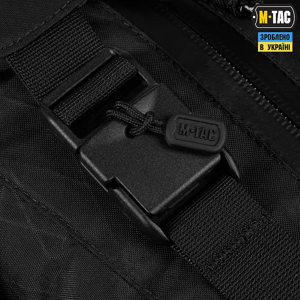 4 - Плечова однолямкова сумка M-TAC Magnet Bag X-Pac Elite. Чорна