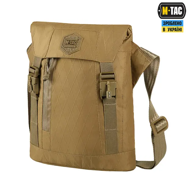 1 - Плечова однолямкова сумка M-TAC Magnet Bag X-Pac Elite. Койот
