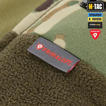 5 - Тактичні штани зимові M-Tac Alpha Pro Primaloft. Колір Мультикам