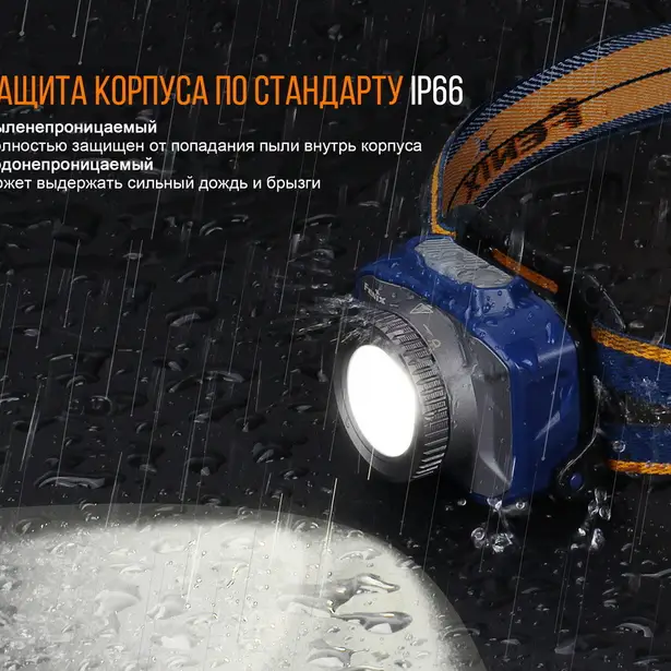 7 - Фонарь налобный Fenix ​​HL40R Cree XP-LHIV2 LED синий