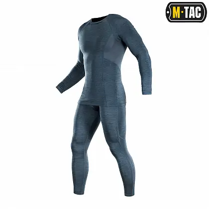 1 - Комплект термобілизни M-Tac Active Level I Dark Grey Melange