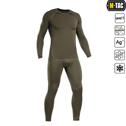 2 - Комплект термобілизни M-Tac ThermoLine. Колір Олива