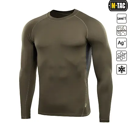 4 - Комплект термобілизни M-Tac ThermoLine. Колір Олива