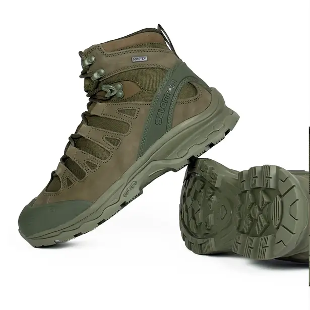 7 - Ботинки летние демисезон Salomon Quest 4D GTX Forces 2. Олива.