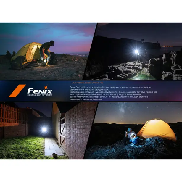 3 - Фонарь кемпинговый Fenix CL22R, темно-зеленый