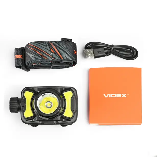 12 - Налобный светодиодный фонарь VIDEX 700Lm 5000K