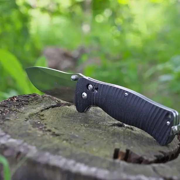 7 - Ніж складаний Ganzo G720-B чорний