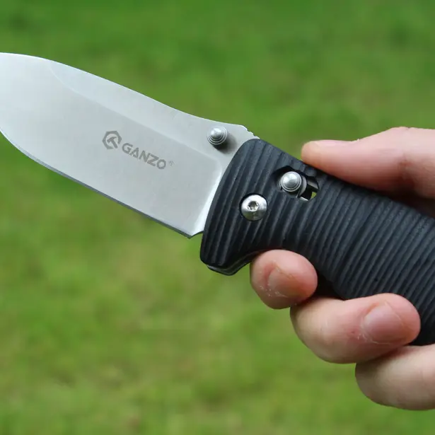 16 - Ніж складаний Ganzo G720-B чорний