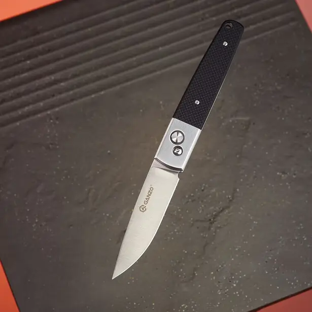 8 - Нож складной Ganzo G7211-BK черный