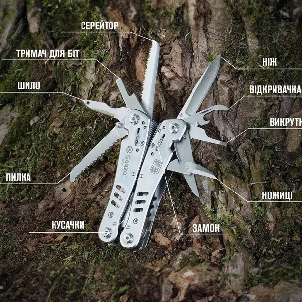 4 - Мультитул Multi Tool Ganzo G301-H