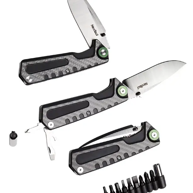 7 - Багатофункціональний ніж Xiaomi NexTool 3 в 1 NE20021 Black (6945064210863)