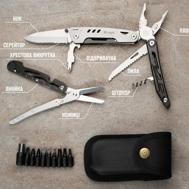 4 - Мультитул Multi Tool Ganzo G304