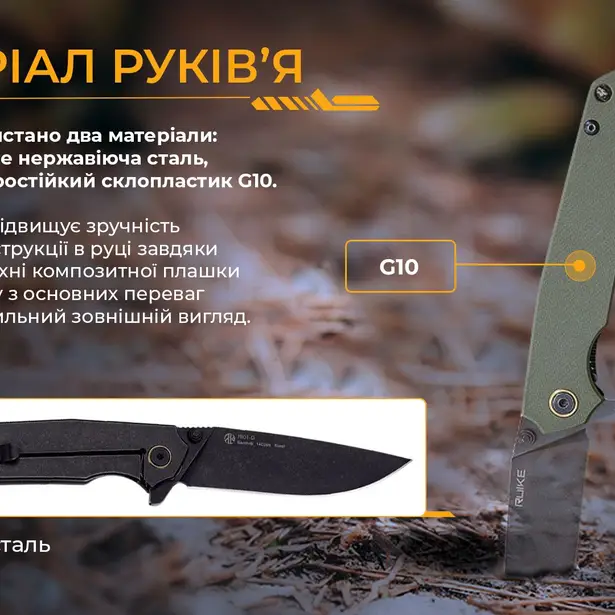 20 - Складной нож Ruike P801-G