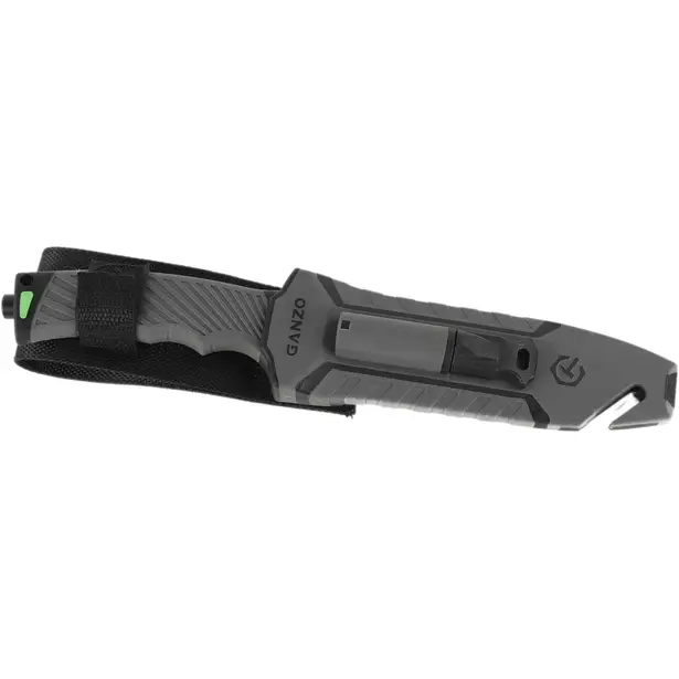 7 - Нож с паракордом Ganzo G8012V2-GY, серый