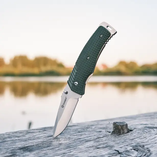 11 - Нож складной Ganzo G618-GR, зеленый