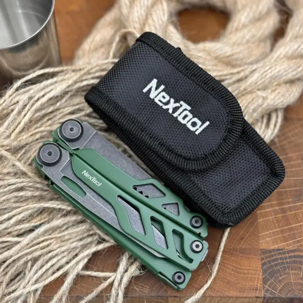 10 - Мультитул NexTool Flagship Pro, зеленый