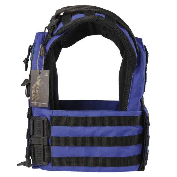 4 - Плитоноска Warmor Gen.3 Pro з системою швидкого скидання. Molle. Колір Синій