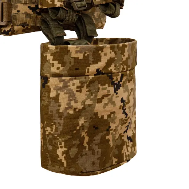 9 - Плитоноска Warmor Gen.3 Pro Max. Система швидкого скидання. (Комплект 7 підсумків). Колір Піксель ММ14