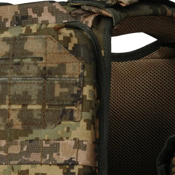 5 - Плитоноска Ares Gen.2. (Комплект 7 підсумків) з системою швидкого скидання. Molle. Колір Піксель