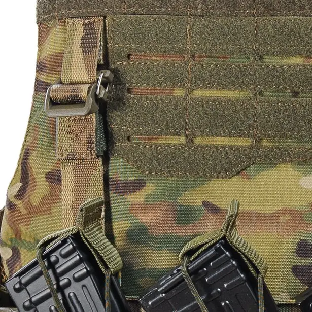 5 - Плитоноска Warmor Gen.4 Max. Система швидкого скидання. (Комплект 9 підсумків). Колір Мультикам