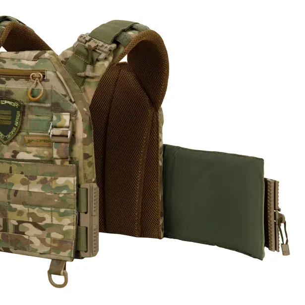 6 - Плитоноска Warmor Gen.3 Pro з системою швидкого скидання. Molle. Колір Мультикам