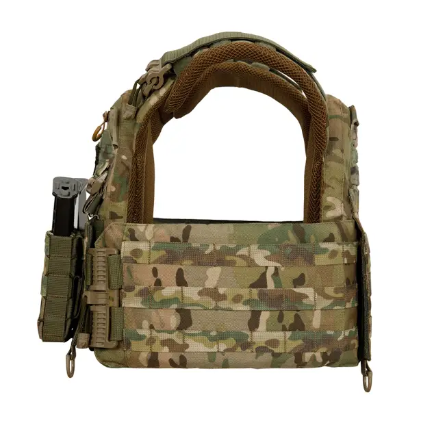 5 - Плитоноска Warmor Gen.3 Pro з системою швидкого скидання. Molle. Колір Мультикам