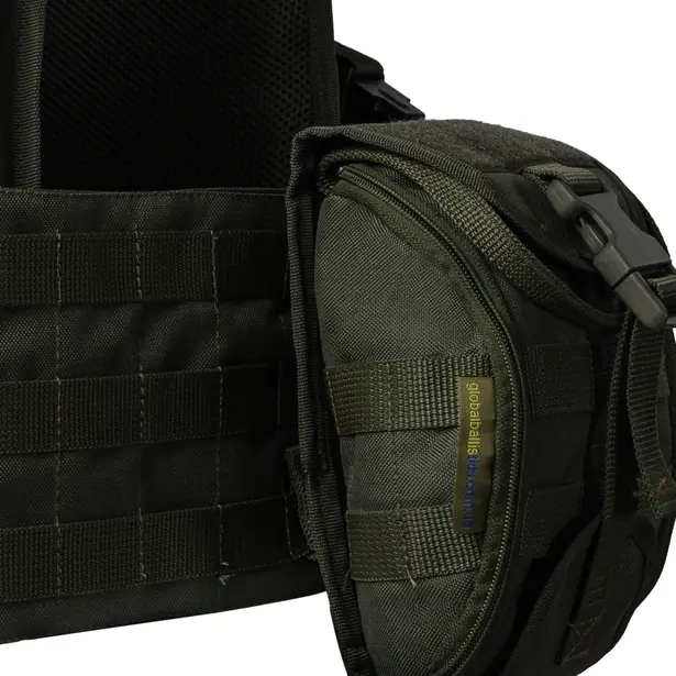 8 - Плитоноска Ares Gen.2. (Комплект 7 підсумків) з системою швидкого скидання. Molle. Колір Олива