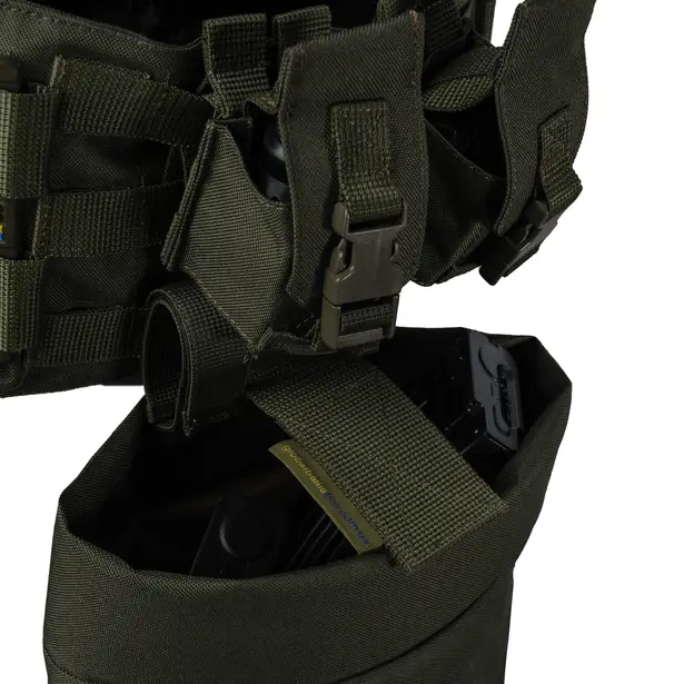 10 - Плитоноска Ares Gen.2. (Комплект 7 підсумків) з системою швидкого скидання. Molle. Колір Олива