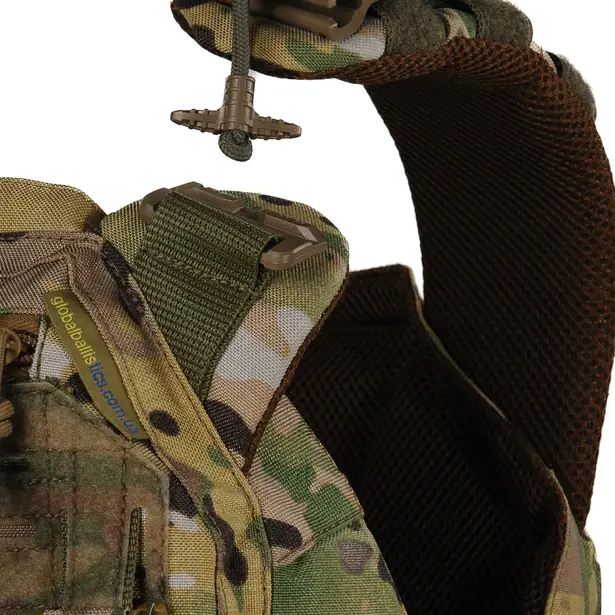 9 - Плитоноска жіноча Warmor gen.3 FL (for Ladies). Без підсумків. Зі швидким боковим та верхнім скиданням (без плит). Мультикам.