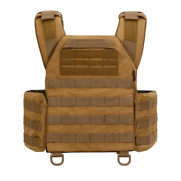 7 - Плитоноска Warmor Gen.3 Pro з системою швидкого скидання. Molle. Колір Койот