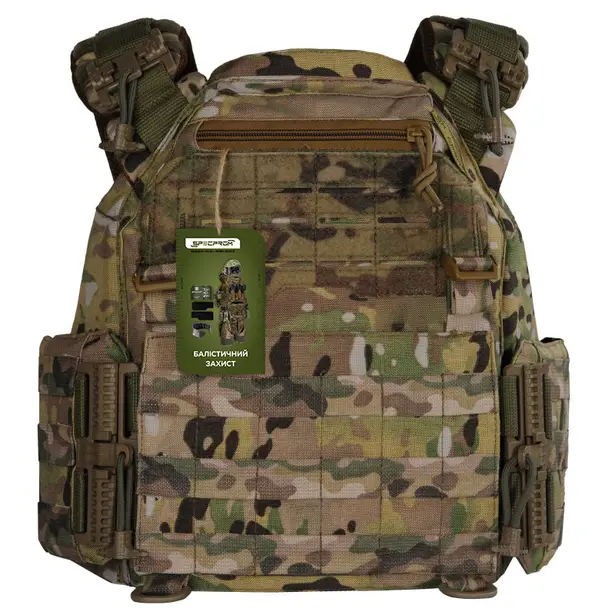 1 - Плитоноска жіноча Warmor gen.3 FL SPECPROM (for Ladies). Без підсумків. Зі швидким боковим та верхнім скиданням (без плит). Мультикам.