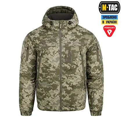 2 - Куртка тактическая зимняя M-Tac Alpha Gen.IV Pro Primaloft. Пиксель MM14