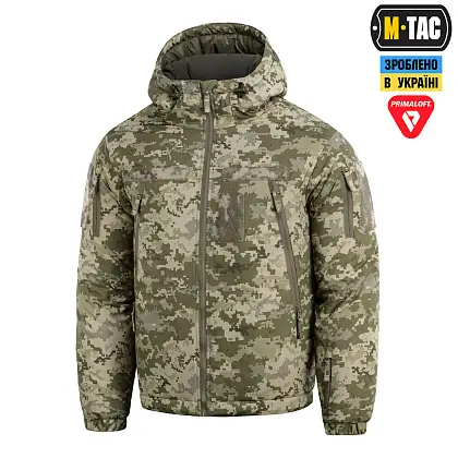 1 - Куртка тактическая зимняя M-Tac Alpha Gen.IV Pro Primaloft. Пиксель MM14
