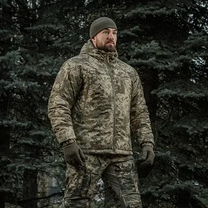 3 - Куртка тактическая зимняя M-Tac Alpha Gen.IV Pro Primaloft. Пиксель MM14