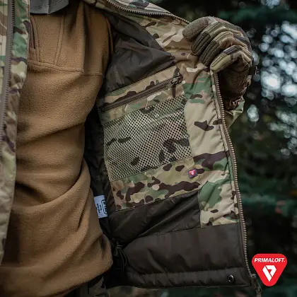 8 - Куртка тактическая зимняя M-Tac Alpha Gen.IV Pro Primaloft. MС Мультикам