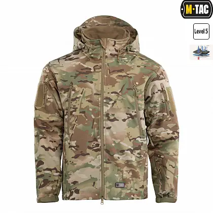 3 - Куртка тактична M-Tac Soft Shell з підстібкою МС. Мультикам