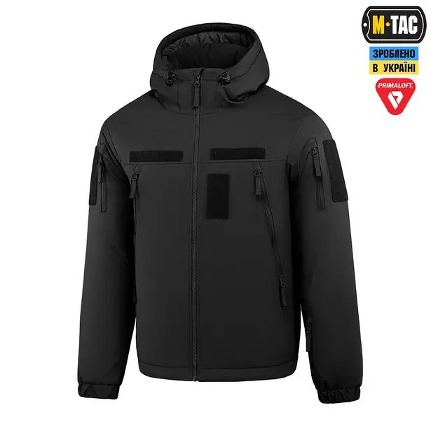 1 - Куртка тактическая зимняя M-Tac Alpha Gen.IV Pro Primaloft. Черная