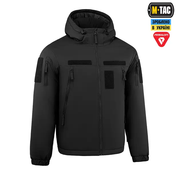 3 - Куртка тактическая зимняя M-Tac Alpha Gen.IV Pro Primaloft. Черная