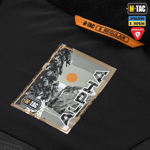7 - Куртка тактическая зимняя M-Tac Alpha Gen.IV Pro Primaloft. Черная