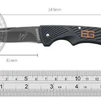 3 - Нож складной Gerber A292 с серрейтором