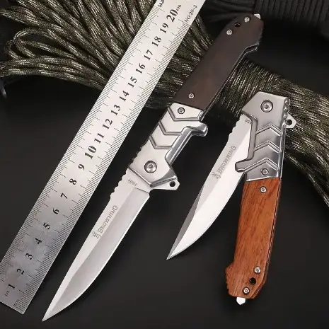 4 - Ніж складний Browning FA56, A1033A, Коричневий